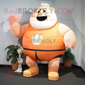 Peach Strongman mascotte...