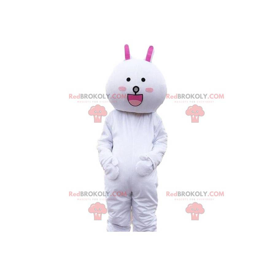 Costume de lapin, mascotte de lapin en peluche. Peluche géante