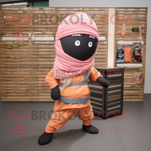 Peach Ninja mascotte...