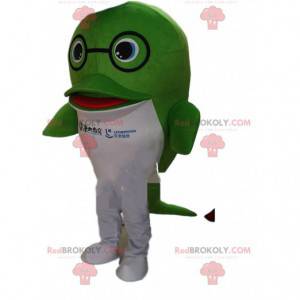 Dolphin mascot, fish costume, green dolphin - Redbrokoly.com