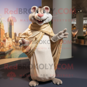 Beige Ratatouille mascotte...