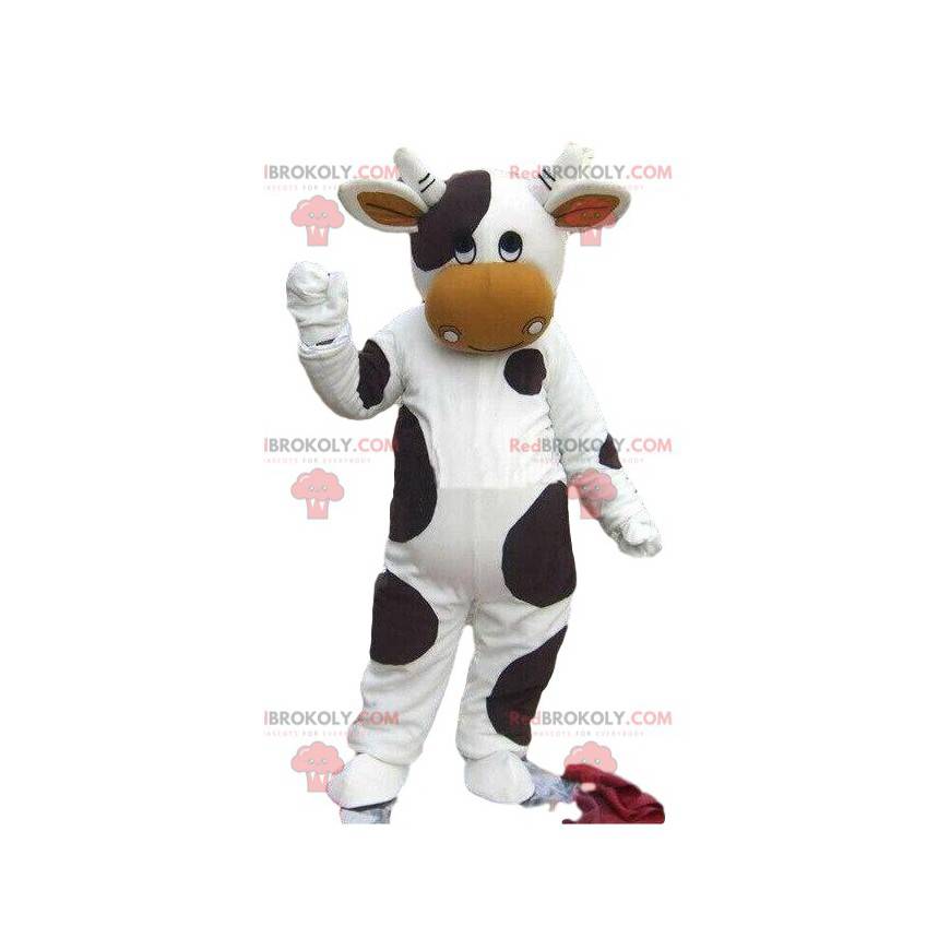 Costume de vache, mascotte de la ferme, déguisement bovin -