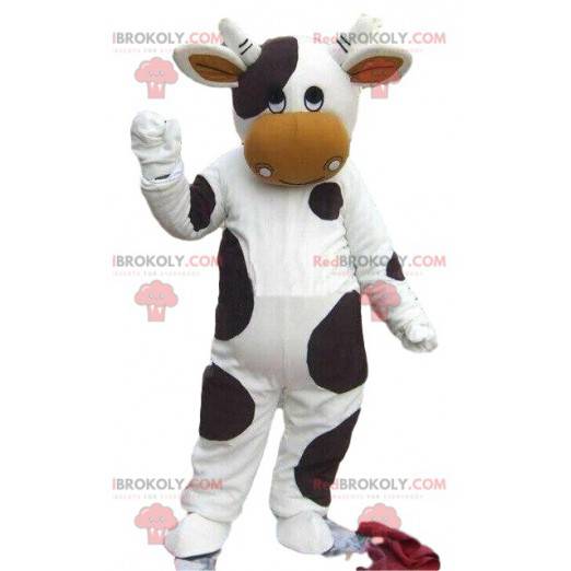 Fantasia de vaca, mascote de fazenda, fantasia de gado -