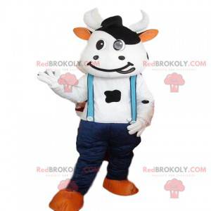 Disfraz de vaca, mascota de granja, disfraz de ganado -