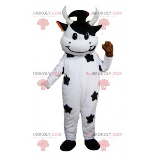 Mascotte de vachette, costume de vache, déguisement de taureau