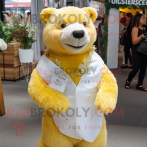 Yellow Beaver mascotte...