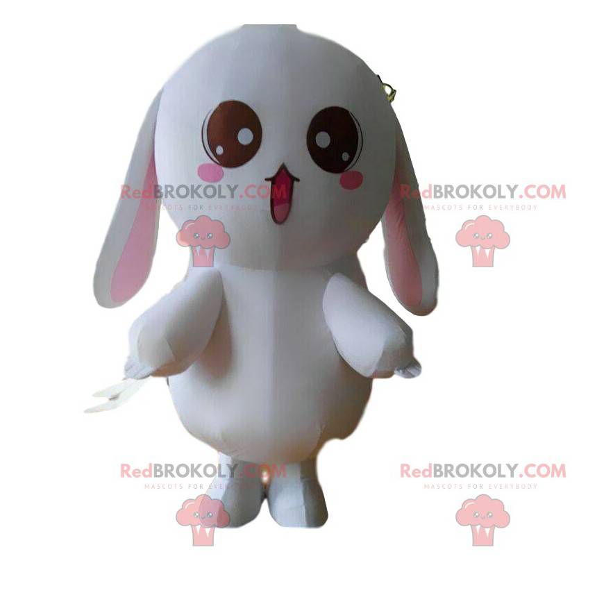Mascota de conejo, disfraz de conejito de peluche, conejito
