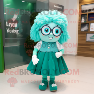 Cyan irsk flag maskot...
