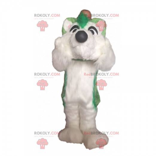 Husky mascotte, hondenkostuum, pluche harige hond -