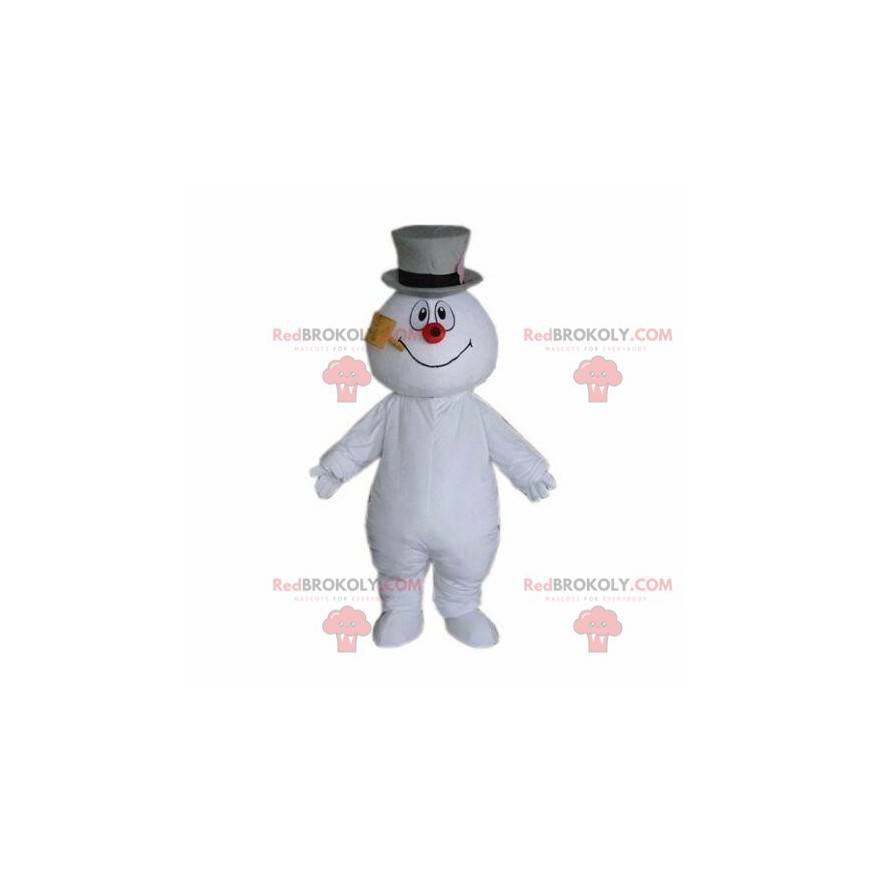 Snowman mascot, mountain costume, Christmas costume -