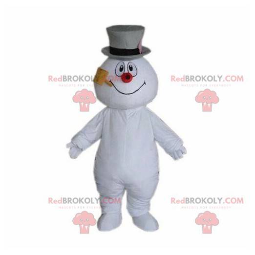 Sneeuwpop mascotte, bergkostuum, kerstkostuum - Redbrokoly.com