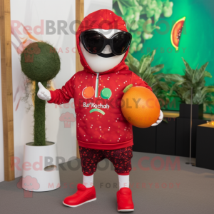 Rood Shakshuka mascotte...