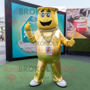 Gold Soda Can mascotte...