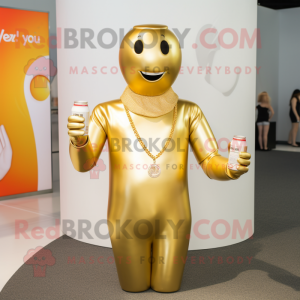 Gold Soda Can mascotte...