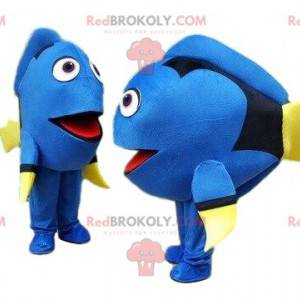 Mascot Dory, famoso pez marino en la caricatura Nemo -