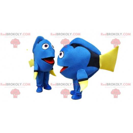 Mascot Dory, beroemde zeevis in de cartoon Nemo - Redbrokoly.com