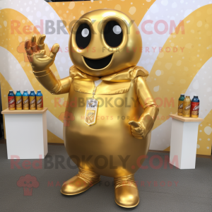 Gold Soda Can mascotte...