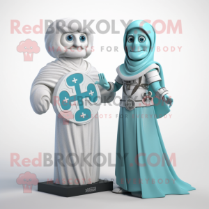 Cyan Celtic Cross maskot...