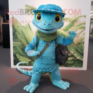 Cyan Geckos mascotte...