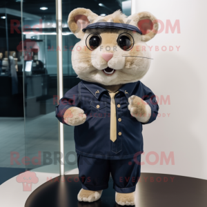 Navy Hamster mascotte...