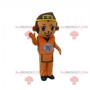 Monkey mascot in Asian outfit, Asian costume, giant monkey -