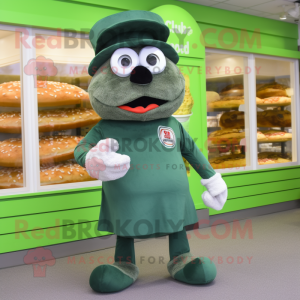 Forest Green Bagels maskot...