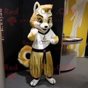 Gold Skunk mascotte kostuum...