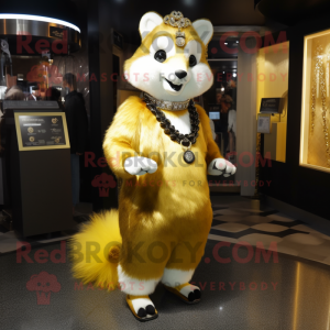 Gold Skunk mascotte kostuum...