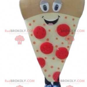 Mascotte pizzaplak, pizzakostuum, kostuum pizzamaker -