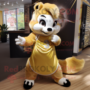 Gold Skunk mascotte kostuum...