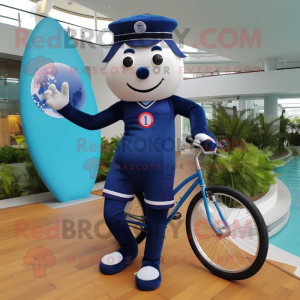 Navy Unicyclist maskot...