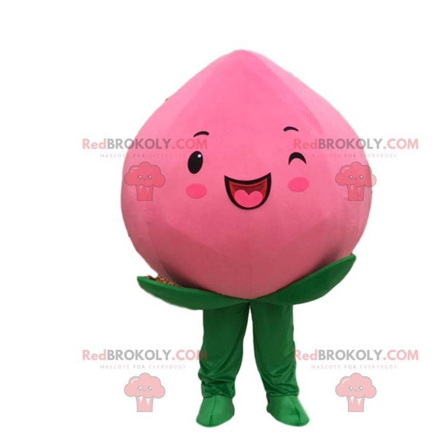 Mascotte de fleur de lotus, bouton de lotus, déguisement de Mascotte de fleur de lotus, bouton de lotus, déguisement de
