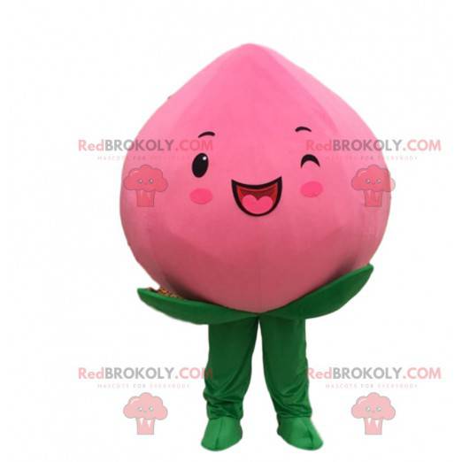 Lotus blomst maskot, lotus knapp, blomst forkledning -