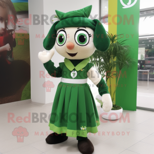 Oliven irsk flag maskot...