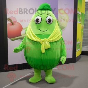 Lime Green Potato mascotte...