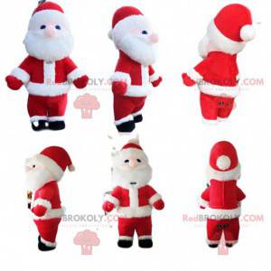 Weihnachtsmann Maskottchen, Weihnachtskostüm, Winterkostüm -