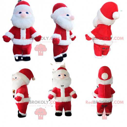 Mascotte di Babbo Natale, costume natalizio, costume invernale