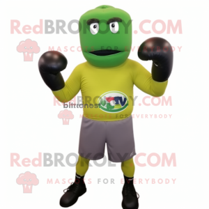 Guante de boxeo verde oliva...