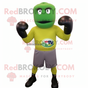 Olive Boxing Glove mascotte...