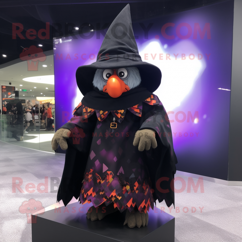 nan Witch'S Hat mascot costume character dressed with a Vest and Shawls