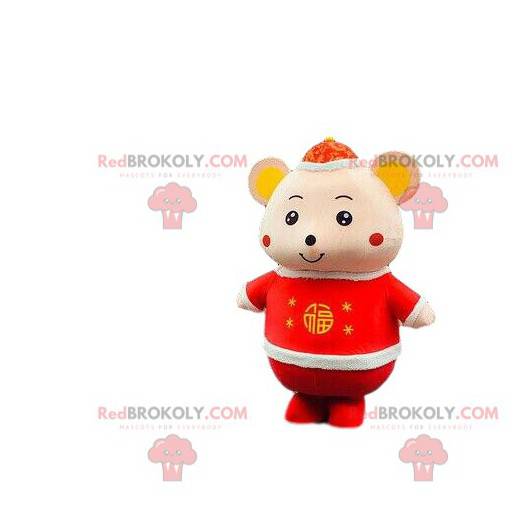 Mouse mascot, rodent costume, red mouse - Redbrokoly.com