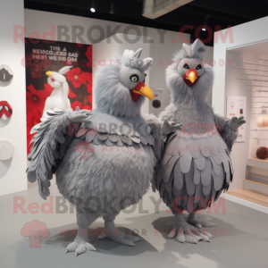 Gray Roosters maskotdräkt...