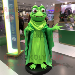 Green Frog mascotte kostuum...