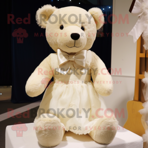 Cremefarbener Teddybär...