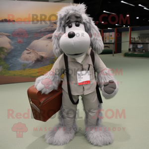 Gray Dog mascotte kostuum...