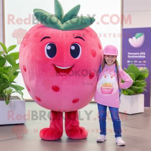 Pink Strawberry mascotte...