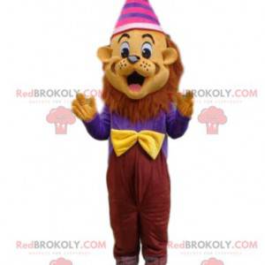 Festive lion mascot, colorful tiger costume - Redbrokoly.com