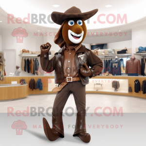 Brun Horseshoe maskot...