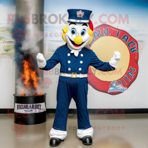 Navy Fire Eater maskot...