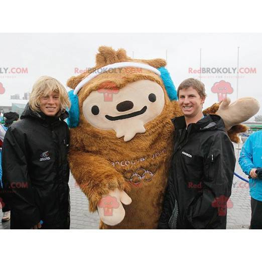 Mascotte van Vancouver, Quatchi, bruine Yeti - Redbrokoly.com